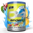 Cellencor C4 Sport strength Pre Workout Powder - NSF Bersertifikat untuk Sport - Beta- Alanine, Creatine, Caffeine 200mg - Suplemen Energi Bebas Gula untuk Pria & Perempuan - Hawai Punch Berry Blue, 20 Pelayan