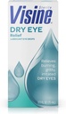 Visine Dry Eye Relief Lubricant Eye Drops with Polyethylene Glycol 400 to Moisturize and Soothe Irroted, Gritty and Dry Eyes, Designed to Work Like Real Tears, 0.5 FLAZ