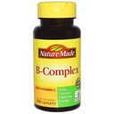 Nature Made B- Complex dengan Vitamin C Caplets, 100 Cacah (Paket 3)