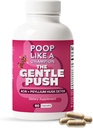Poop Like a Champion Constipation Relief Capsules - Acai, Psyllium Husk, Ginger Root, Chlorella, Prebiotic Blend, 60 Capsules, Support Bowel Movement, Promotes Gut Health Supplemen