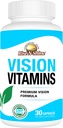 Vision Vitamin Formula dengan Lutein, Vitamin A, Taurine, Zinc, Turmeric Root dan More untuk Mendukung Vision 30 Count