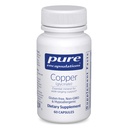 Encapsulasi Murni Copper Glycinate 60-2 mg Copper Suplement, Mendukung Formasi Sel Darah Merah * - Aids Energi Metabolisme - Non- GMO & Vegan - 60 Kapsul