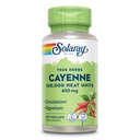 SOLARAY Cayenne Pepper 450 mg 124; 100.000 Unit Panas: 124; Dibuffic sehat, Circulation, Metabolisme & Cardiovascular Dukung 124; Non-GMO 124; 100 Vegan Caps