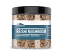 Elements Reishi Mushroom 200 Capsules, Pure & Undiluted, No Addonitives
