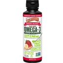 Barlean 's Strawberry Banana Flaxseed Oil Liquid, Vegan Omega 3 6 9 Suplemen untuk Anak-anak & Dewasa dari Cold Menekan Flax Seed Oil dengan 2.968 mg dari Vegan Omegas, Non-GMO & Gluten Bebas, 8 oz