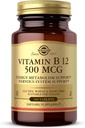 Solgar Vitamin B12 500 mcg - 100 tablet - Vegan, Gluten Free, Dairy Free, Kosher - 100 pelayan