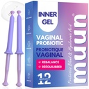 Muun Women 's Vaginal Progration I Yeast Infeksi & BV Treatment Pack 12 I Vaginal Moisturizer for Dryness & PropH Saldo I Feminine Odor & Vaginal Health I Hormone & Estrogen Free