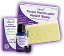 Tonea Versicolor Full Body Value Pack - Targeted Relief Liquid (15mL) + 1 Anti-Itch Soap 124; Natural Ingreations for Ringworm, Candida, Itch & Tinea 124; Gentle for All Skin Types 124; Safe for Kids & Deway
