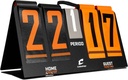 CHAMRODeluxe Flip- a-Score Scoreboard (Points, Periods, Games)