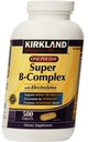 Tanda Kirkland Satu Per Hari Super B- Kompleks dengan Elektrolit, Tablet, Cacah 1000 (Paket 2)