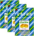 Golden Throat Lozenge Cough Drops (Jinsangzi Houpian) (12 Lozenges Per Pack) (3 Paket)