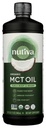 MCT Organik Nutiva Minyak, Unfeated, 32 Oz, USDA Organik, Non- GMO, Non- BPA, Whole 30 Approved, Vegan, Gluten- Free & Keto, 14g MCT per Serving & Neutral Flavor for Energy Boost to Coffee, Shakes and Salads
