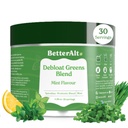 Lebih baik Alt Greens Powder, Detox & Debloat dengan 15 Super Greens Blend of Spirulina, Moringa Powder, Wheatgrass, Pra & Progories, Packed with Anti-oxidants, Mint Flavor, No Maltodextrin, 30 Servis