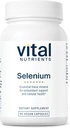 Nutrients Vital - Selenium - Dukungan Antioksidan Kuat - 90 Vegetarian Capsules per Botol - 200 mcg