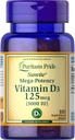 Puritan 's Pride Vitamin D3, 5000 IU, 100 Count