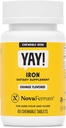 NovaFerrum Yay 124; Suplemen Besi Chewable untuk Anak-anak & Dewasa Umur 4 dan Lebih dari 124; 18mg Besi 124; 90 Servings; Gula Bebas 124; Vegan 124; Gluten Gratis 124; Orange Flavor