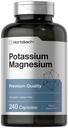 Suplemen Potasium Magnet Horbach Magnesium 124; 240 Capsules 14; Premium Quality 1124; Non-GMO & Gluten Bebas