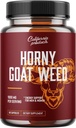 "Horny Goat Weed For Women and Men - Herbal Complex Blend Suplement with Saw Palmetto Extract Ginseng Maca Root and Tongkat Ali Powder - Mens Prostate Health Supplemen Horny Goat Weed Extract