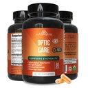 Optic Care Eye Vitamin - Lutein, nicxanthin, Vitamin A C E, Zinc, Copper, Chrysanthemum & Goji - Antioksidant Micronutrient Formula untuk Dukungan Vision - 3 PK