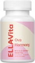 OVA Harmony - Myo & D Chiro Inositol Capsule - 40: 1 Rasio - Ovarian Fungsi Dukungan - Hormonal Keseimbangan - 120 Inositol Supplemen Kapsul