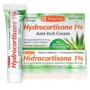 De La Cruz 1% Hydrocortisone Cream - Maximum Power - Topical Anti Itch Hydrocortisone Cream dengan Aloe Vera dan Moisturizers untuk Dry Skin, Redness, Dermatitis, Ecsim dan Rashes - 1 OZ (28g)