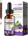 Totaria Liposal Liposal Ashwagandha Liquid Drops w / Shilajit, Magnesium, Soursop, L-Theanine, Ultra Extact Ashwagandha Root Extract 124; 7% Withanolides 124; Alcohol-Free Alagh4; Non-GMO 124; for Men & Women & Women