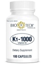 K1-1000 (Vitamin K1) 100 Kapsul - 3 Pack - Bio- Tech Pharmacal