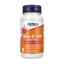Now Foods Supplemen, Sun-E ™ 400 IU dengan d-alpha Tocopherol dari NN-GMO Sunflower Oil, 60 Softgels