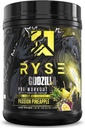 RYSE Godzilla X Noel Deyzel Pre Workout Powder - Passion Pineapple - 400mg Caffeine, Tinggi Stim Pre-Workout untuk Pria & Perempuan dengan Citrulline & Beta Alanine - Energi, Pompa & Fokus - 20 / 40