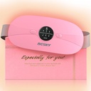 Besky Heating Pad for Period Cramps, Cordless Menstrual Heat Pad, Hating Pads dengan 3 Heat Levels dan 3 Massage Modes, untuk Relief Kembali atau Masa Sakit, Hadiah Terbaik untuk Her, Perempuan dan Gadis (Pink)