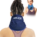 MR.ICE Leck Ice Pack Lipat for Injuries Reconable Cold Pack - Gel Ice Pack for Neck and Shoulders with Push Backing - Cold Compress for Pain Relief, Sweelling, Sport Injuries