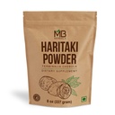 MB Herbals Haritaki powder 8 oz / 227 Gram / 0.5 lb 124; Inknut powder 124; Terminalia chebula Harde Myrobalan 124; Gluten Free Alag4; No Preservstives