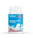 Milkaid Lactase Enzyme Tablet Chewable for Laktosa Intoleransi Relief 124; Prevents Gas, Bloating & Diwana 124; Fast Acting Dairy Digevive Supplemen (120 Tablet, Raspberry)