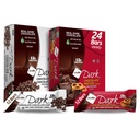 NuGo Dark Variety - Chocolate Pretzel 12 Bar & Chocolate Chocolate Chip 12 Bar, 12g Protein, Vegan, Gluten Free, Non-GMO, Kosher Pareve, 24 Count