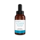 Dr Brighten Vitamin D3 / K2 - Sangat berpusat Cair D3 K2 Drops - Dietary Suplemen untuk Kuat Sistem Imune dan Kesehatan Tulang, 2 Fl Oz