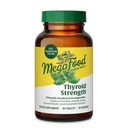 MegaFood Thyroid Strength - Mineral Suplemen Thyroid Dukungan untuk Perempuan dengan Ashwagandha, Zinc, Selenium, Kopper, Iodin & L-Tyrosine - 90 Tab (45 Pelayan)