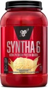 BSN SYNTHA- 6 Whiy Protein Powder, Vanilla Milk Isolate Protein Powder dengan Mideath Casein, Ice Cream, 28 Servis (Paket May Vary)