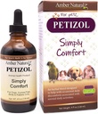 AMBER NATURALZ Petizol Cukup Comfort Herbal Tambahan untuk Anjing, Burung, Rabbit 124; Dukungan untuk Occational Discompletion dan Normal Tubuh Temperatur 126; 4 Fluid Ounce Glass Bottle 124; Diproduksi di Amerika Serikat