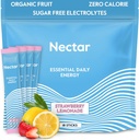 Nektar Energy Booster - Caffeine Organik, B12 & Electrolytes - Sugar Free & Zero Calorie - Kopi Sehat, Minuman Energi & Soda Alternatif - Hidration & Energy Suppplemen Ley18)