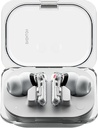 Tidak ada Telinga (a) Earbuds Nirkabel, 45dB Hybrid Noise Cancelling Earbuds, Hi- Res Audio, Equaliser Advanced, Dual Connection, 6 Mics, 42.5H Playtime Eds Wiseless Bluetooth, White