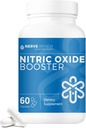 Nerve Renew Nitric Oxide Booster - Nitric Oxide Suplement with L Arginine Hydrochloride untuk Penginapan Nerve Lengkap - 60 Kapsul