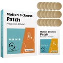20 Count Motion Sickness Patches - Fast Acting Relieves Dizzy dari Saveckness dan carsickness, Suit for Car and Boat Rides, Cruise and Airplane Travel Patches