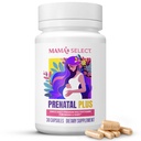 Mama 's Select Prenatal Vitamin for Women - Allergen- Free, MTHFR Friendly, Methylated Folate & B Vitamin, Easy- to-Digest, Supports Fetal Development, Once Daily, Vegan, No Biotin