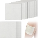 4 "x4" Calcium Alginate Wound Dressing for Pressure Ulcer Bed Sore Leg Sore Foot Ulcer Burns Skin Shing Faster Wound Care with Non-Adhesive Assorbend Pad (Pack of 10)