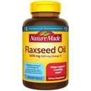 Nature made Flaxseed Oil 1000 mg, Fish Free Omega 3 Suplemen Dietary for Heart Health Suftgels, 100 Day Supply