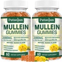Mutiara Mullein Gummies for Lungs 124. 2000mg Mullein Ekstract for Respiratory & Imune Dukung Atter4; Pure Vegetarian Mullein Gummies Herbal 124; Soft and Non Sticky 124; Mango Flavor 1242 Pack