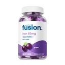 Filimen Besi Bariatrik untuk Perempuan Anemia 124; Besi Chewable dengan Vitamin C 124; Grape Flavored Soft Chew 124; Lembut pada Fumrach Ferrous untuk Perempuan dan Pria 124; Gluten Free Score 124; 60 Count