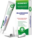 Perawatan wasir, krim wasir dengan Lidokain 4%, campuran Phenylephrine HCl 0.25%, Aloe Alam Vera & Borneol Memasak Formula Mula, Kebingungan Soothal, Krim Heurlephrine untuk Perempuan, Pria (1.5 OZ)