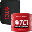 TC1 Sweat More Bundle Includes Reguler Size Sweat Belt and Topical Sweat Gel Workout Enhancer with Capsaicin