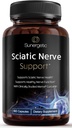 Sunggetic Premium Sciatic Nerve Dukung Formula - Sciatic Nerve Suplemen dengan Benfotoamine, Alpha Lipoic Acid (ALA) & Meriva Turmeric - Mendukung Kesehatan Sciatic Nerve & Comfort - 60 Capsules